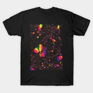 Rainbow Night Glitch T-Shirt